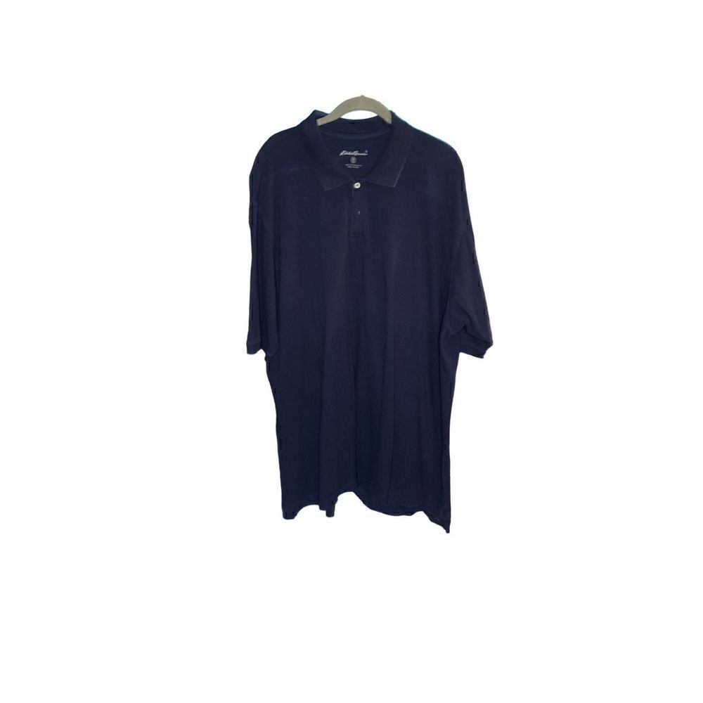 Eddie Bauer men’s big and tall navy blue short sleeve polo shirt size 2X tall